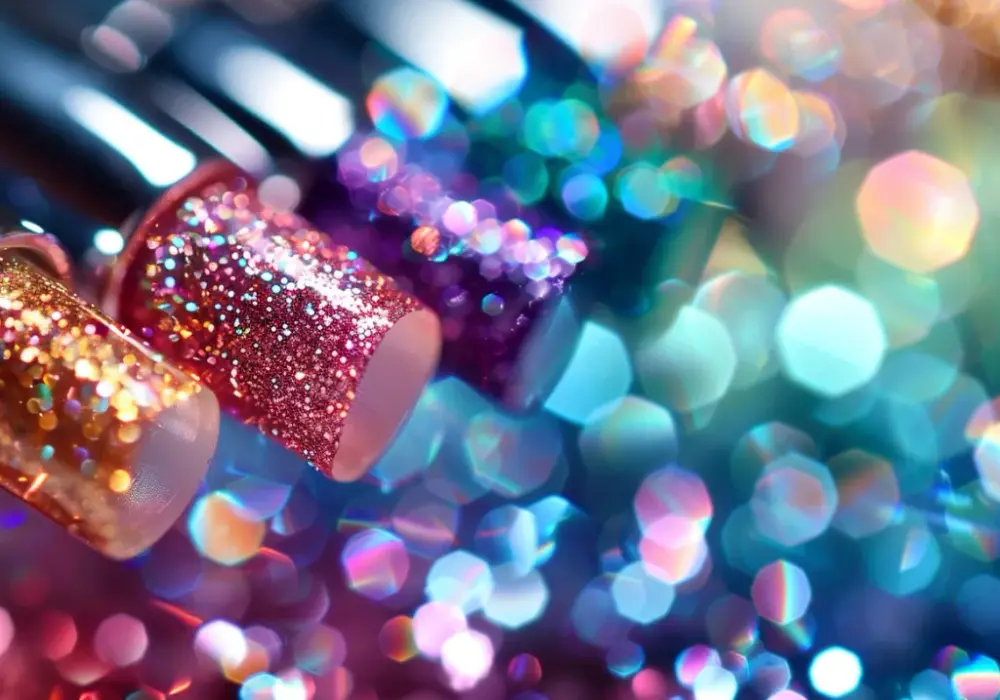 Lakier hybryda brokat: Najnowszy trend w manicure? Efektowne zdobienia