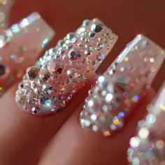 Cyrkonie na paznokciach - Subtelny blask Twojego manicure